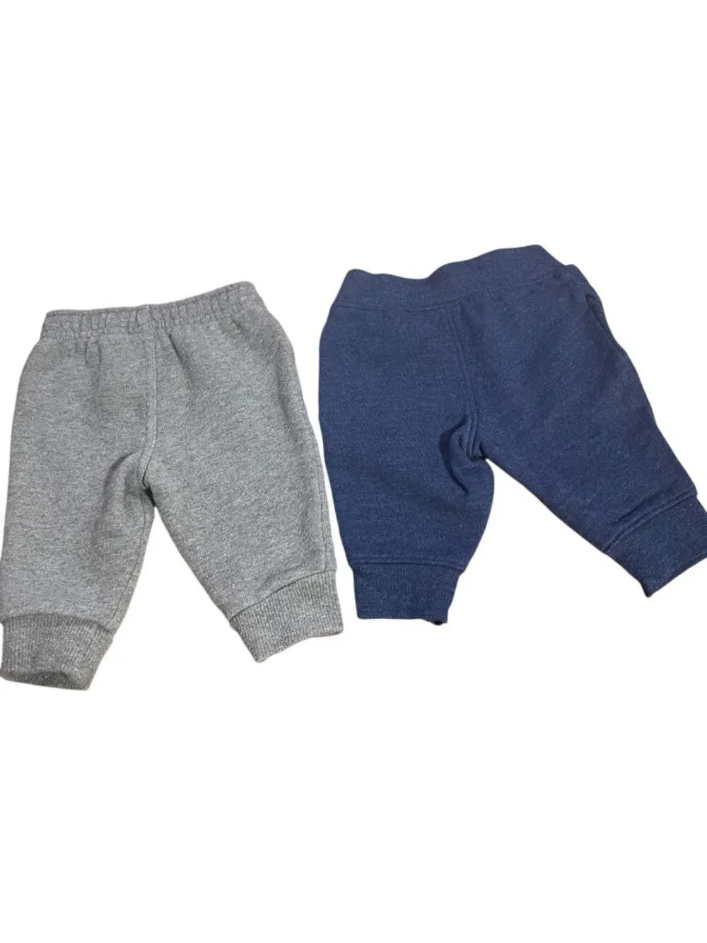 Carters Baby Pants Bundle 4-Pack 3M Cotton Blend Blue & Gray Joggers & Leggings